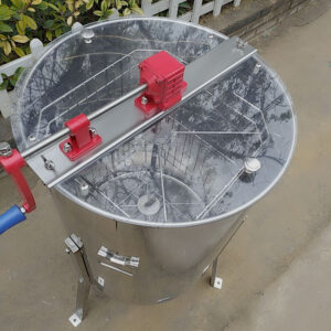 4 Frame Manual Honey Extractor | Stainless Steel Hand Crank Centrifugal Spinner