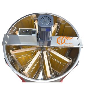 6-Frame Electric Honey Extractor | Stainless Steel Motorized Beekeeping Spinner